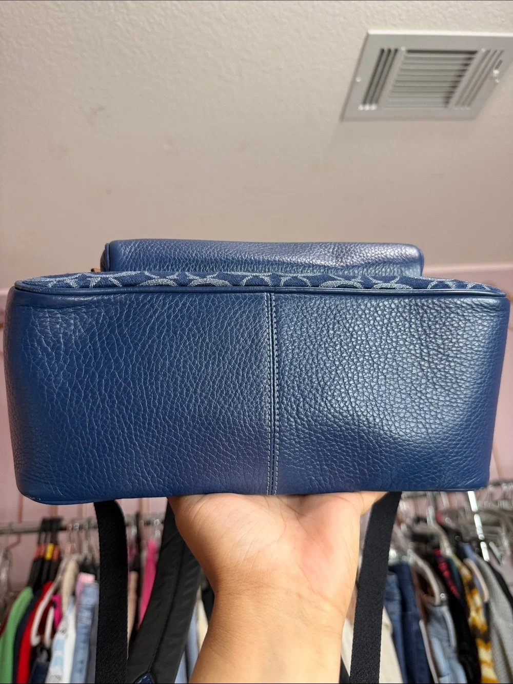 Coach Court Backpack In Signature Denim
